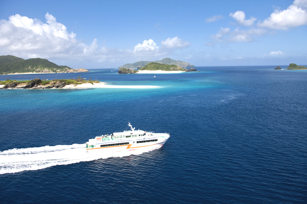 高速船クイーンざまみの船影